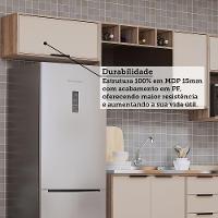 Cozinha Modulada Compacta 5 Peças Sem Tampo Aspen Luciane Mó Vanilla/beige - 3