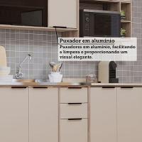 Cozinha Modulada Compacta 5 Peças Sem Tampo Aspen Luciane Mó Vanilla/beige - 5