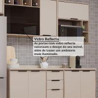 Cozinha Modulada Compacta 5 Peças Com Tampo Aspen Luciane Mó Vanilla/beige - 6