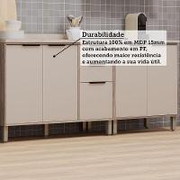 Cozinha Modulada Compacta 5 Peças Com Tampo Aspen Luciane Mó Vanilla/beige - 9