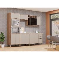 Cozinha Modulada Compacta 5 Peças Com Espaço Para Forno E Mi Vanilla/beige - 1