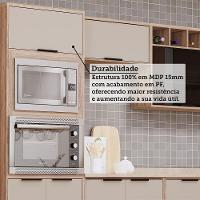 Cozinha Modulada Compacta 5 Peças Com Espaço Para Forno E Mi Vanilla/beige - 3