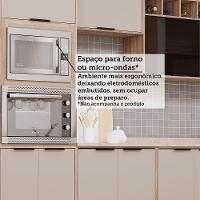 Cozinha Modulada Compacta 5 Peças Com Espaço Para Forno E Mi Vanilla/beige