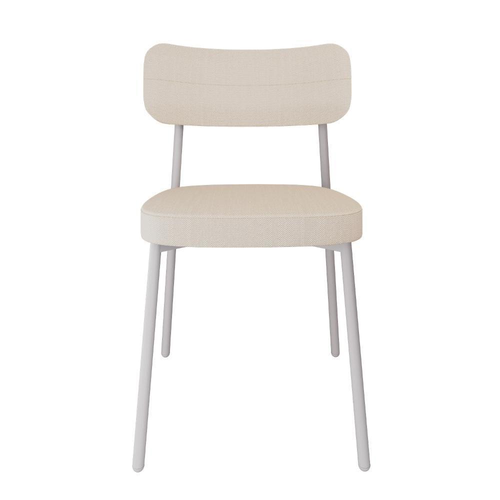 Cadeira Alloa Fixa Com 4 Pés 50 X 44,7 X 83,8 Cm Com 1 Un. Corriente Palha - 4