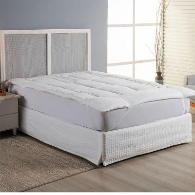 Protetor Colchão Pillow Top Casal King Micropercal 400 Fios 100% Poliéster Extra Macio - Branco