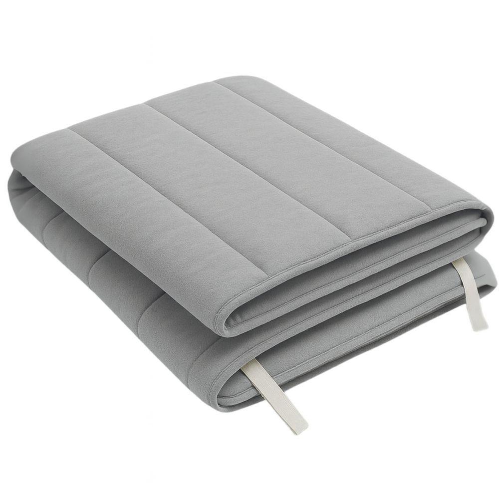 Pillow Top King Size Casa Scarpa Cotton Malha Algodão Super Macio - Cinza - 4