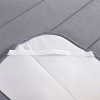 Pillow Top Queen Casa Scarpa Cotton Malha Algodão Super Macio - Cinza - 2