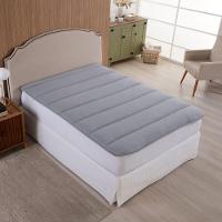 Pillow Top Queen Casa Scarpa Cotton Malha Algodão Super Macio - Cinza - 6