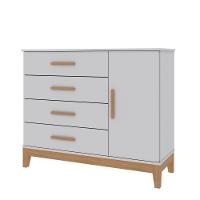 Cômoda Infantil Helen Com Fraldário Branco Carolina Baby - 2