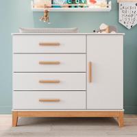 Cômoda Infantil Helen Com Fraldário Branco Carolina Baby - 3