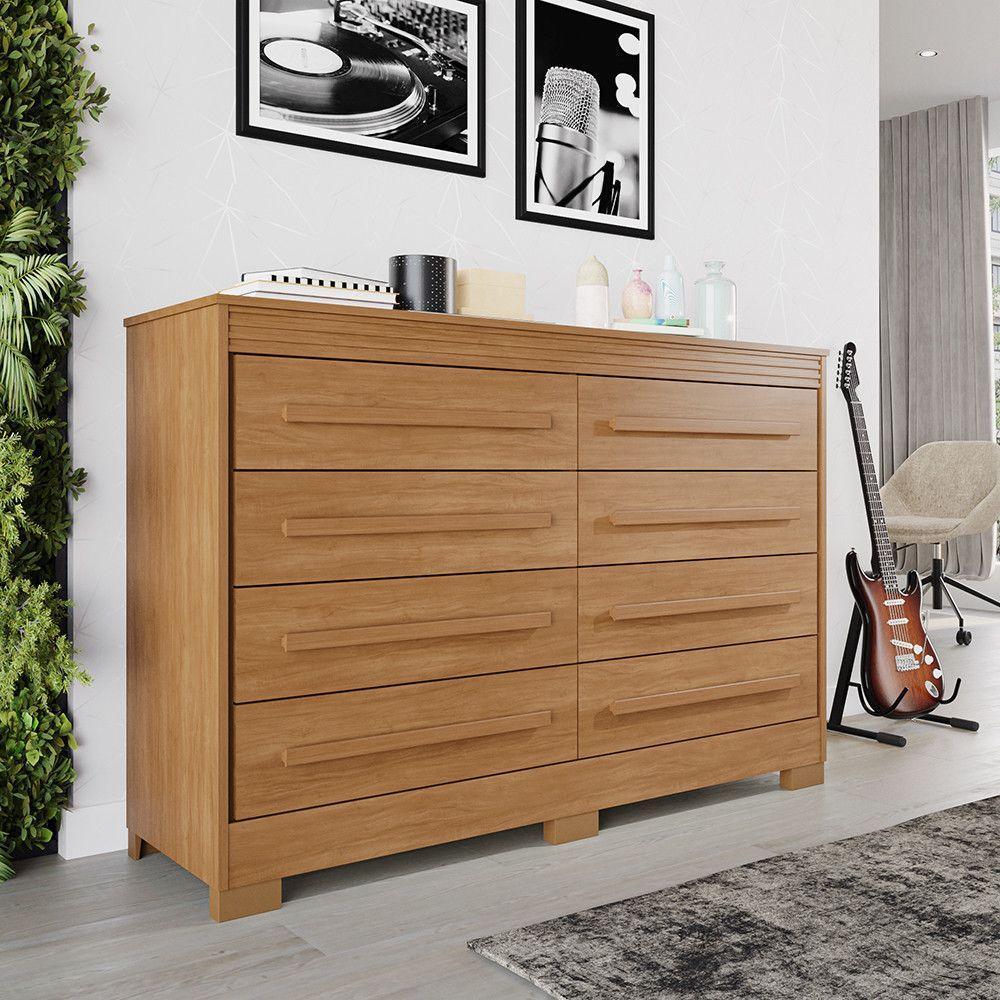 Cômoda Benetil Califórnia 8 Gavetas Cinamomo - 2