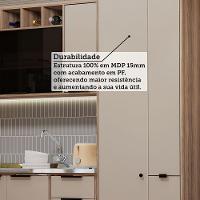 Cozinha Modulada Completa 6 Peças Com Espaço Para Forno E Mi Vanilla/beige - 3