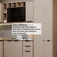 Cozinha Modulada Completa 6 Peças Com Espaço Para Forno E Mi Vanilla/beige - 9