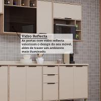 Cozinha Modulada Compacta 6 Peças Com Tampo Aspen Luciane Mó Vanilla/beige - 7