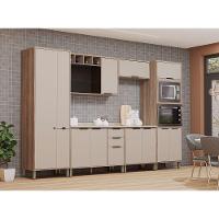 Cozinha Modulada Compacta 6 Peças Com Espaço Para Forno E Mi Vanilla/beige - 1