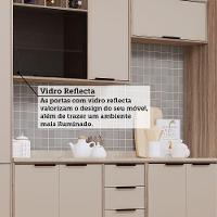 Cozinha Modulada Compacta 6 Peças Com Espaço Para Forno E Mi Vanilla/beige - 7