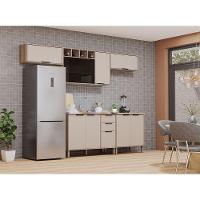 Cozinha Modulada Compacta 5 Peças Sem Tampo Aspen Luciane Mó Vanilla/beige - 1