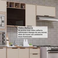 Cozinha Modulada Compacta 4 Peças Com Espaço Para Forno E Mi Vanilla/beige - 6