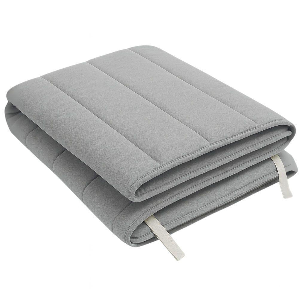Protetor Colchão Pillow Top Solteiro Malha 100% Algodão Toque Aveludado - Cinza - 7