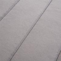 Protetor Colchão Pillow Top Solteiro Malha 100% Algodão Toque Aveludado - Cinza