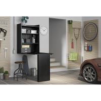 Armário Balcão com Mesa Retrátil Multimóveis Preto - 17