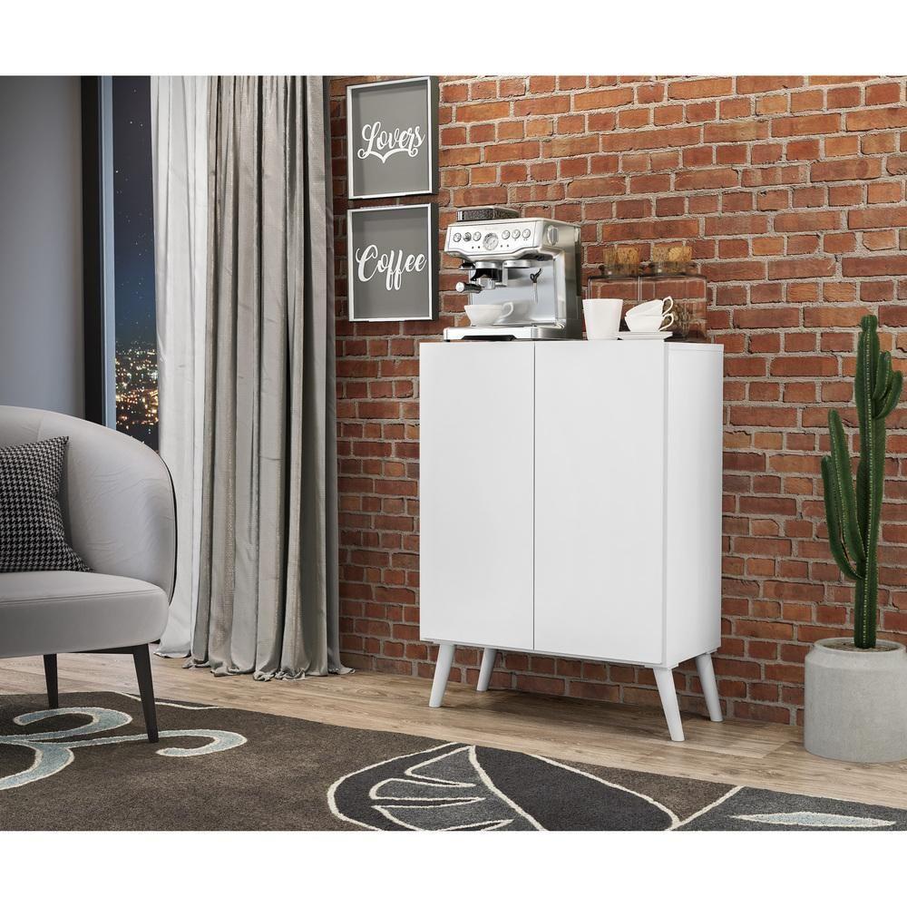 Aparador Cantinho e 2 Portas Multimóveis Branco - 6