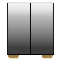 Aparador Cantinho do Café e 2 Portas Multimóveis Preto - 2