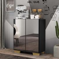 Aparador Cantinho do Café e 2 Portas Multimóveis Preto - 3