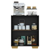 Aparador Cantinho do Café e 2 Portas Multimóveis Preto