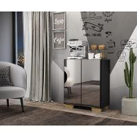 Aparador Cantinho do Café e 2 Portas Multimóveis Preto - 8