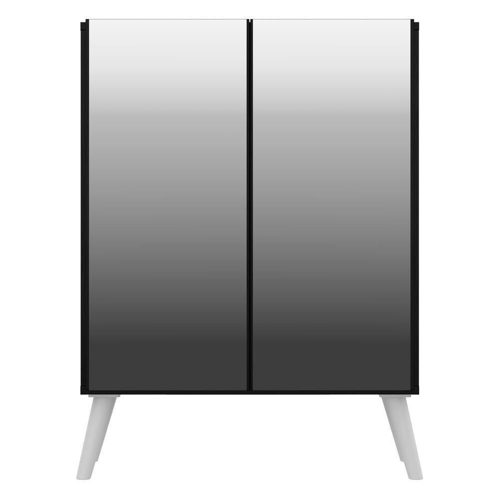 Aparador Cantinho do Café e 2 Portas Multimóveis Preto - 1