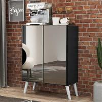 Aparador Cantinho do Café e 2 Portas Multimóveis Preto - 6