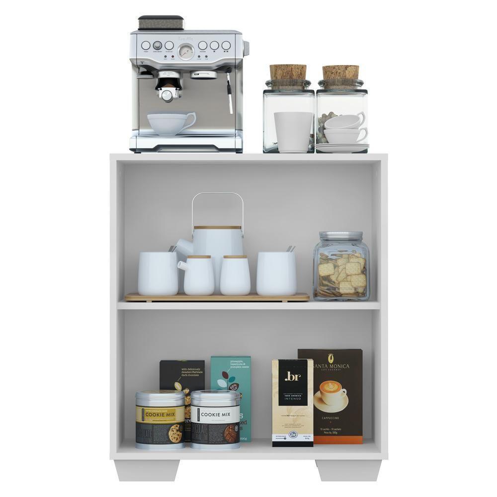 Aparador Cantinho do Café e 2 Portas Multimóveis Branco - 8