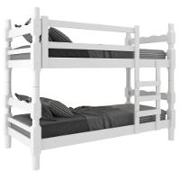 Beliche - Vira 2 Camas - Para Colchão 78/88 X 188Cm Porto Multimóveis Vcr4138 Branco