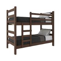 Beliche - Vira 2 Camas - Com Colchões Inclusos Dubai Multimóveis Vcr4158 Imbuia - 1