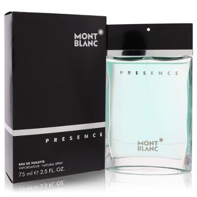 Perfume Masculino Presence Mont Blanc 75 Ml Eau De Toilette
