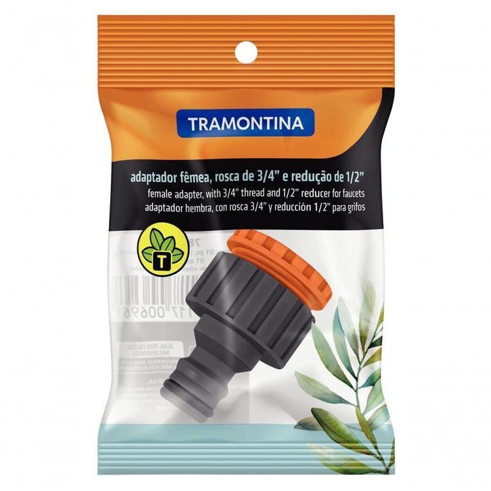 Adaptador Fêmea Tramontina Com Rosca 3/4 E Redução 1/2 Para Jardim - 4