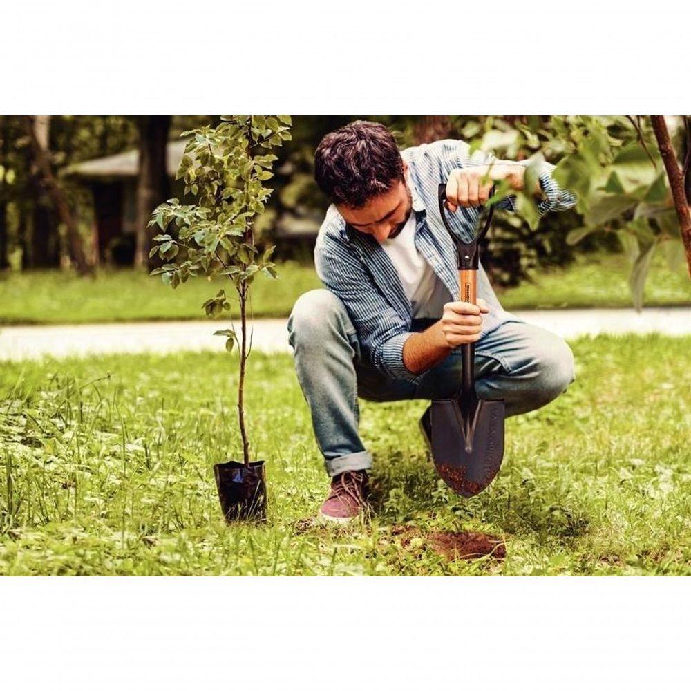 Pá De Bico Pequena Tramontina Em Aço Com Cabo De Madeira 45cm - 2