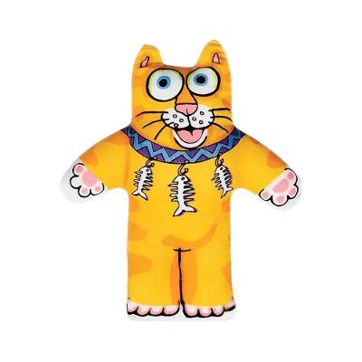 Kit De Brinquedos Para Gatos Com Catnip - Diversão Para Filhotes - Laranja