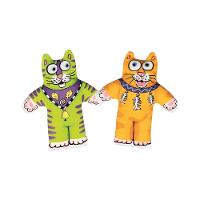 Kit De Brinquedos Para Gatos Com Catnip - Diversão Para Filhotes - Laranja - 2