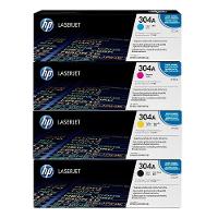 Kit Toner Original 304a Hp Cc530a Cc531a Cc532a C533a Laserjet - 1