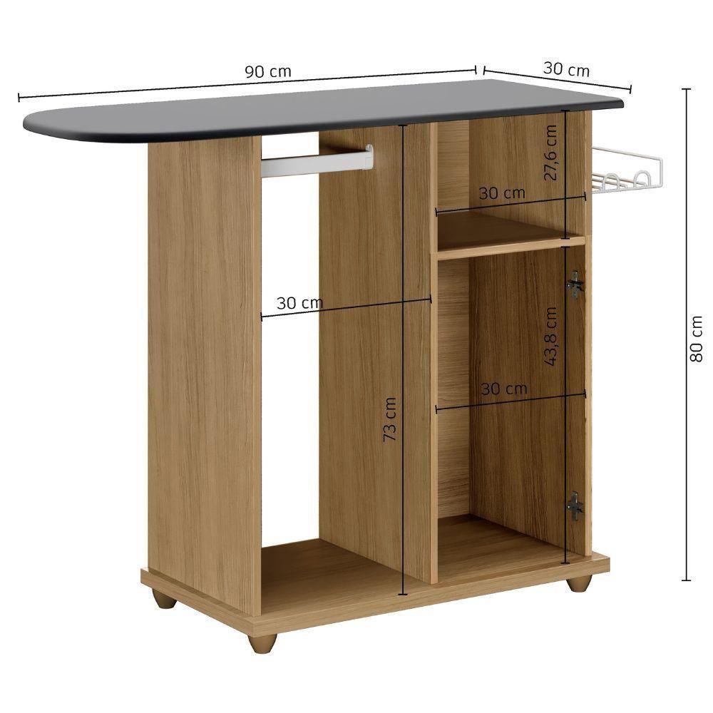 Tábua De Passar Macapá 1 Porta Cinamomo Arte Móveis - 3