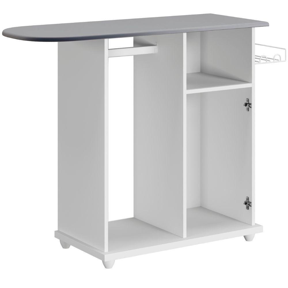 Tábua De Passar Macapá 1 Porta Branco Arte Móveis - 5