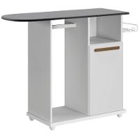 Tábua De Passar Macapá 1 Porta Branco Arte Móveis - 1