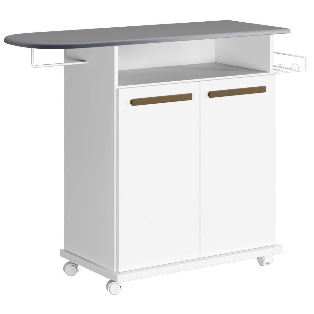 Tábua De Passar Floripa 2 Portas Branco Arte Móveis - 1