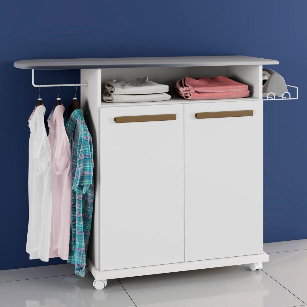 Tábua De Passar Floripa 2 Portas Branco Arte Móveis - 2