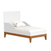 Berço Americano Mini Cama Flip Branco Fosco Com Colchão Baby Physical - Reller Móveis Branco Fosco - 3
