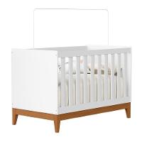 Berço Americano Mini Cama Flip Branco Fosco - Reller Móveis Branco Fosco - 1
