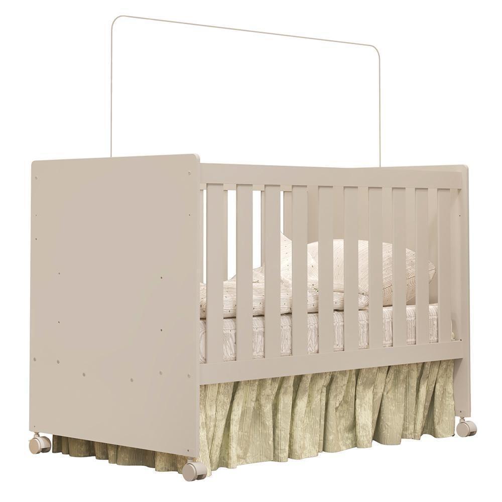 Berço Mini Cama Katatau Flex Areia Fosco - Reller Móveis Areia Fosco - 1