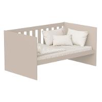Berço Mini Cama Katatau Flex Areia Fosco Com Colchão D18 De 10cm - Reller Móveis Areia Fosco - 3